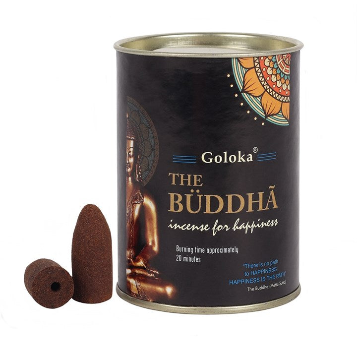 The Buddha Backflow Incense Cones by Goloka