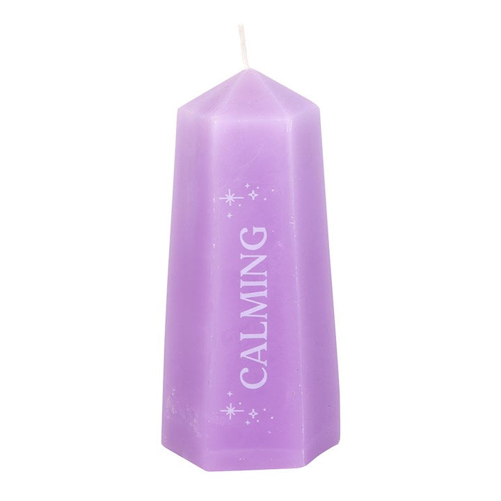 Calming Amethyst Crystal Candle