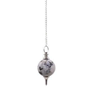 Rainbow Moonstone Sphere Pendulum