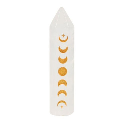 Moon Phase Crystal Point - Clear Quartz (5cm)