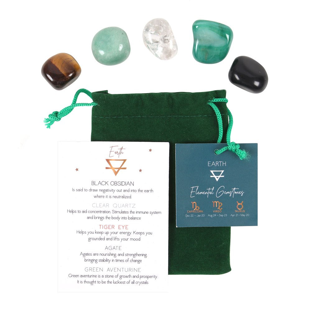 Element Tumble Gemstones - Earth