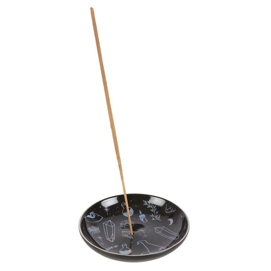 Crystal Witch Incense Stick & Cone Holder