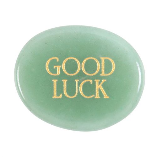 Good Luck Aventurine Palm Stone Crystal