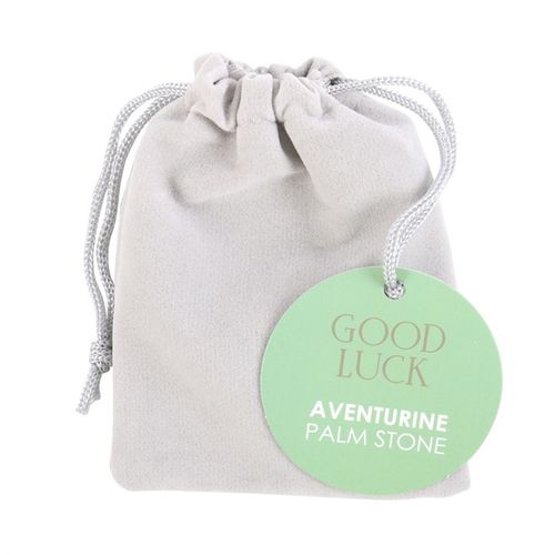Good Luck Aventurine Palm Stone Crystal