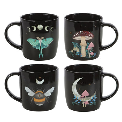 Enchanted Forest Mugs Set of 4