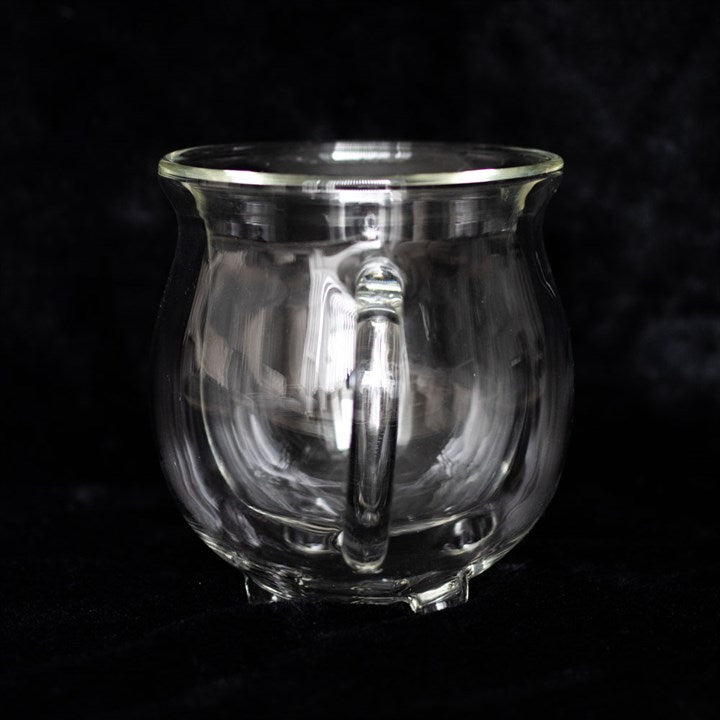 Double Walled Glass Cauldron Mug