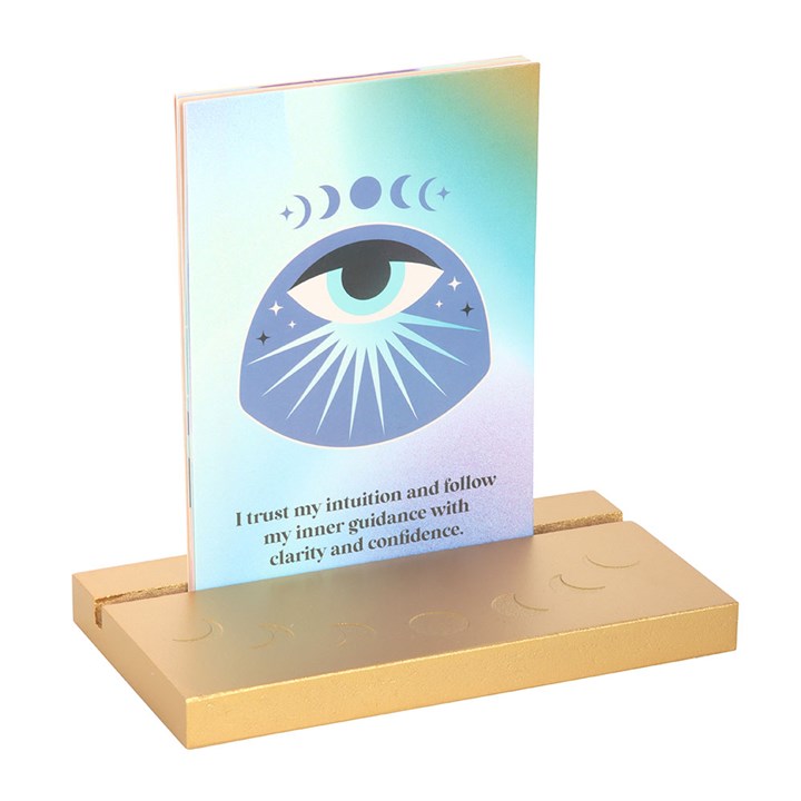 Aura Affirmation Cards (With Wooden Stand)