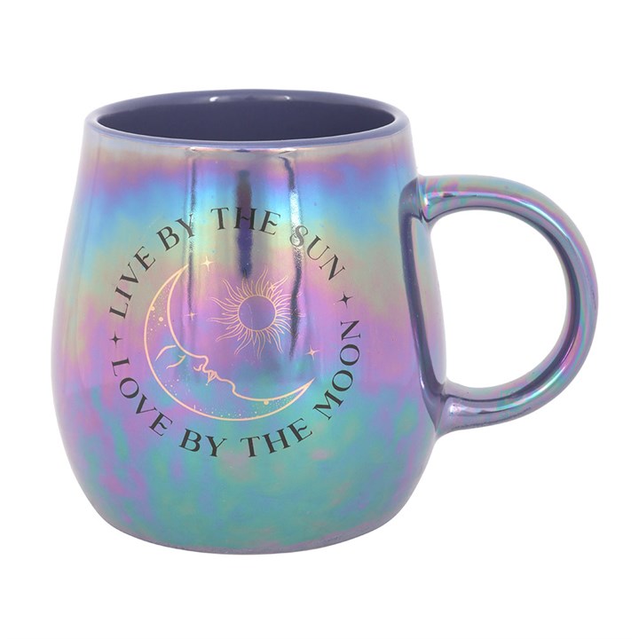 Iridescent Live by the Sun Love By The Moon Mug