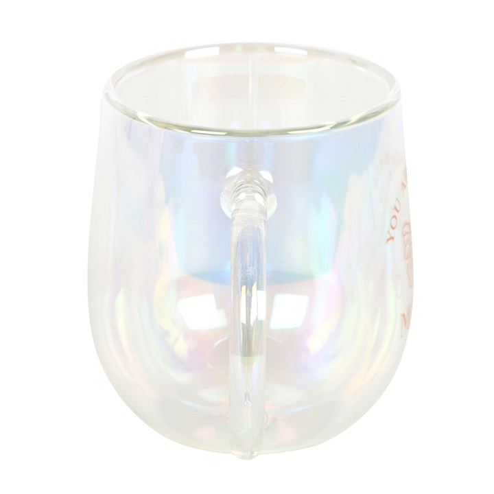Iridescent Double Walled You Are Made Of Magic Glass Mug