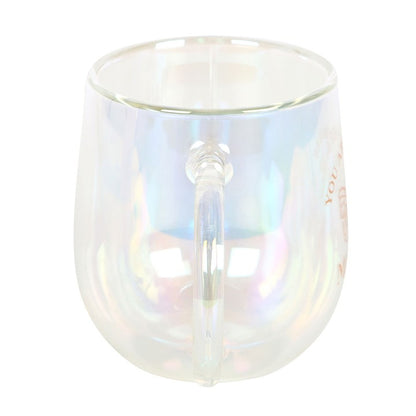 Iridescent Double Walled You Are Made Of Magic Glass Mug