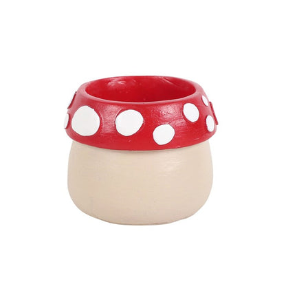 Enchanted Forest Toadstool House Tealight Candle Holder