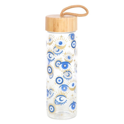 All Seeing Eye Glass Drinking Bottle