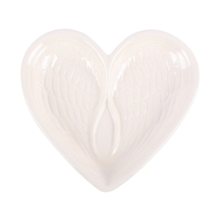Angel Wing Heart Trinket Dish