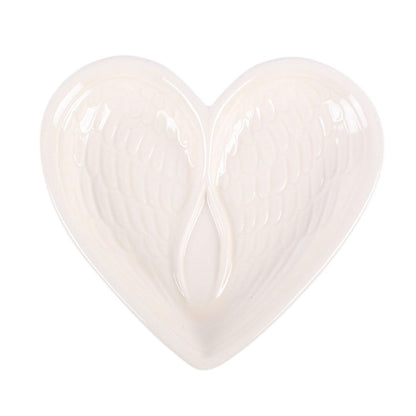 Angel Wing Heart Trinket Dish