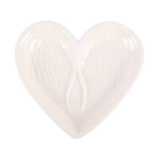 Angel Wing Heart Trinket Dish