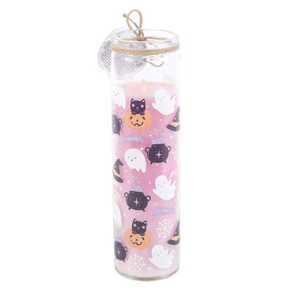 Halloween Candy Apple Tube Candle