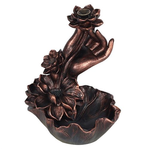 Witch's Lotus Embrace Backflow Incense Cone Holder