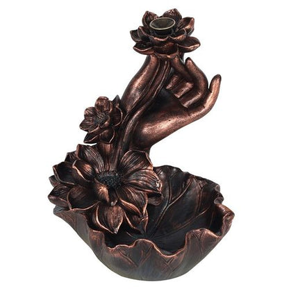 Witch's Lotus Embrace Backflow Incense Cone Holder
