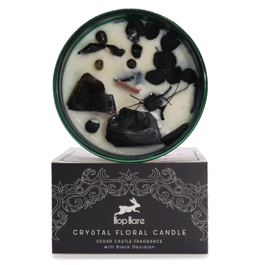 By Hop Hare - The Knight Of Swords Crystal Flower Candle