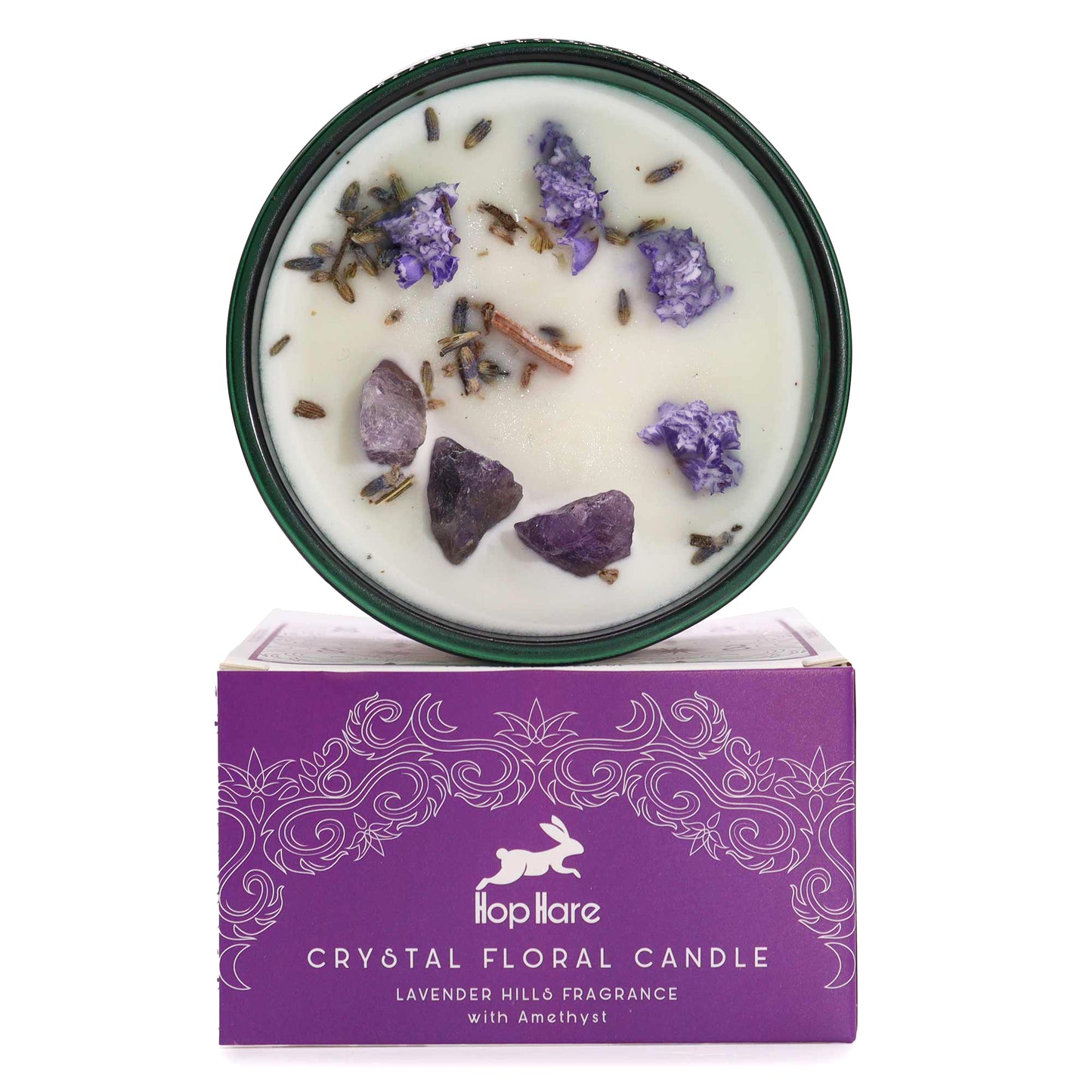 By Hop Hare - The Moon Crystal Flower Candle