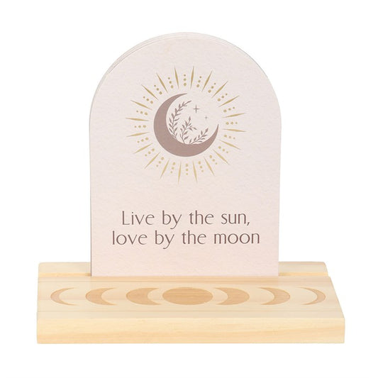 Luna Moth Affirmation Cards (With Stand)