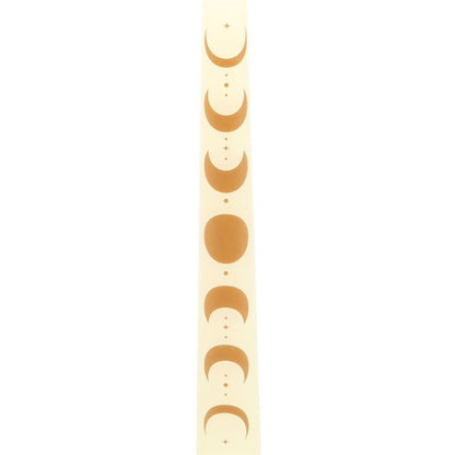 Off White Moon Phases Taper Dinner Candles (Set of 3)