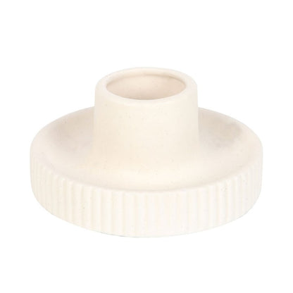 Ribbed Smudge Bowl - Cream