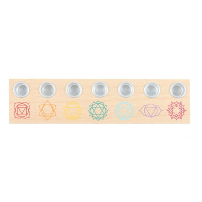 Chakra Energy Pillar Candle Holder