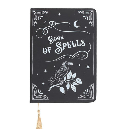 Mystic Raven Book of Spells Notebook (A5)