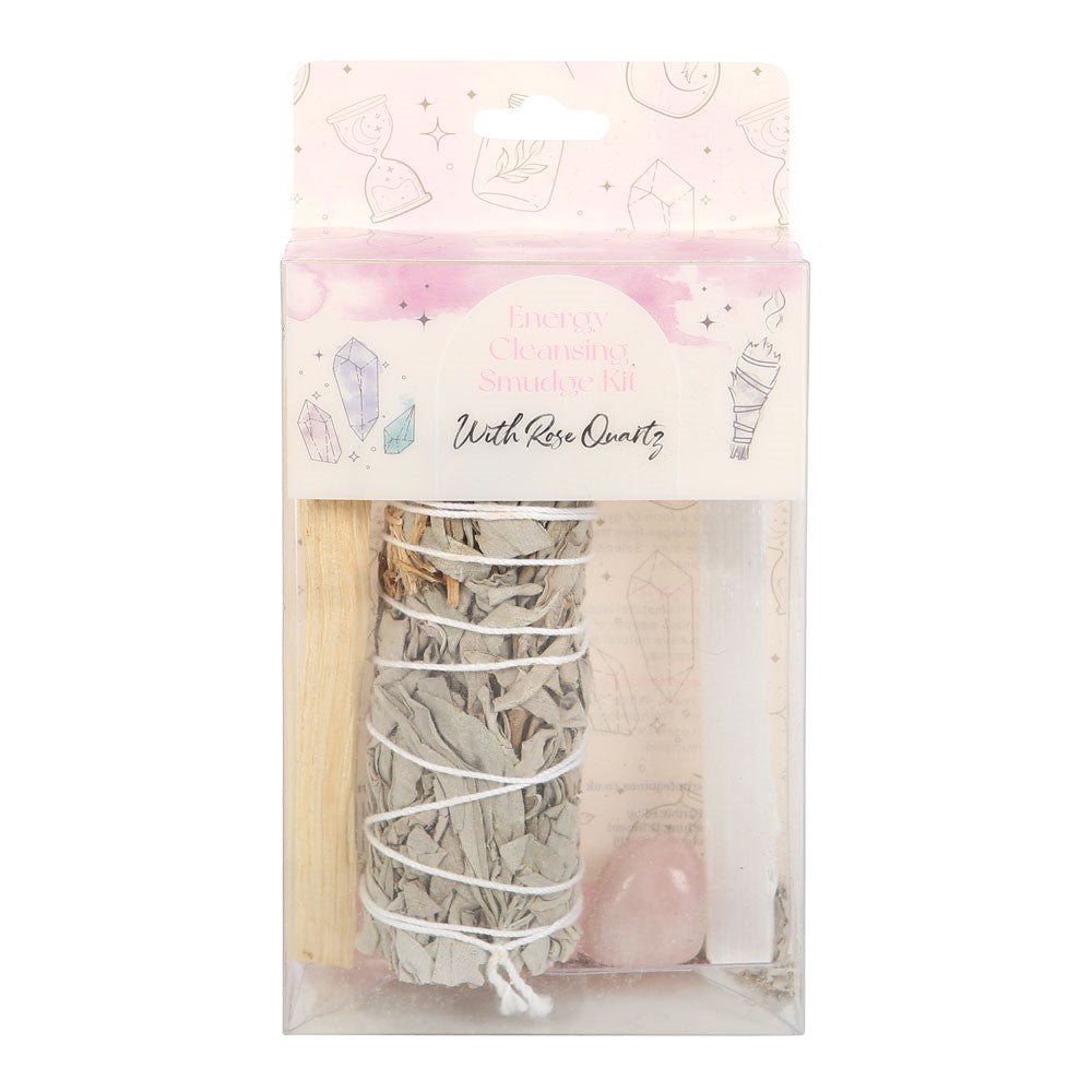 Smudge Kit With Rose Quartz