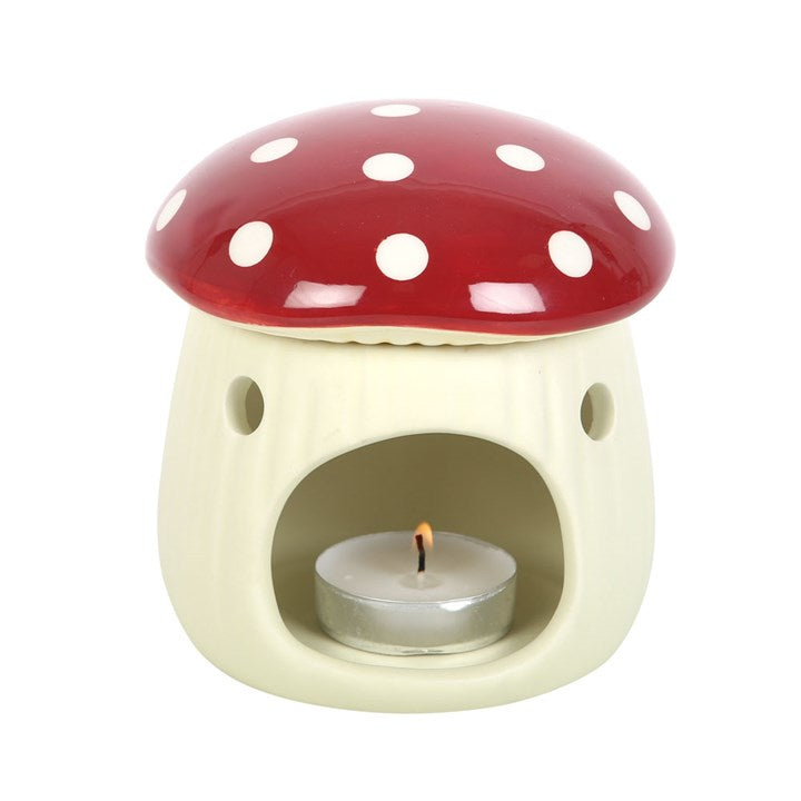 Toadstool Magic Oil Burner - Red