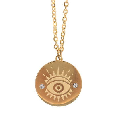 All Seeing Eye Necklace & Trinket Dish Set