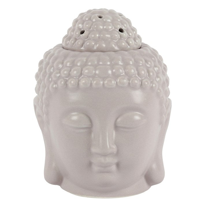 Grey Buddha Head Oil Burner - Small