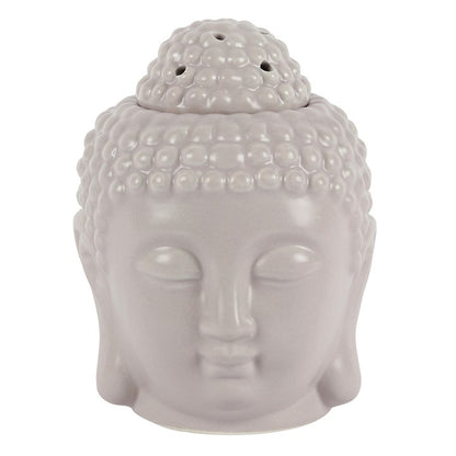 Grey Buddha Head Oil Burner - Small