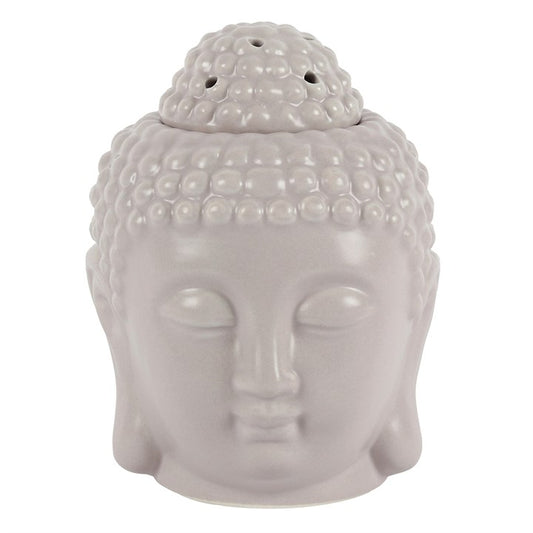 Grey Buddha Head Oil Burner - Small