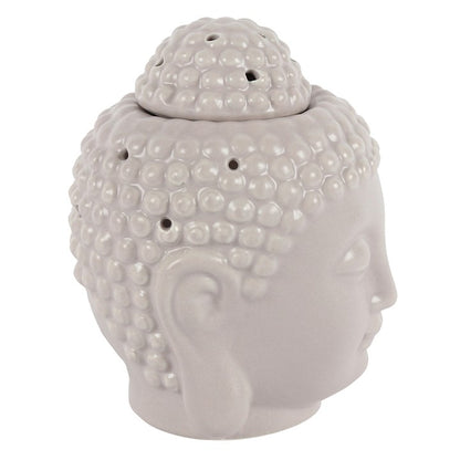 Grey Buddha Head Oil Burner - Small