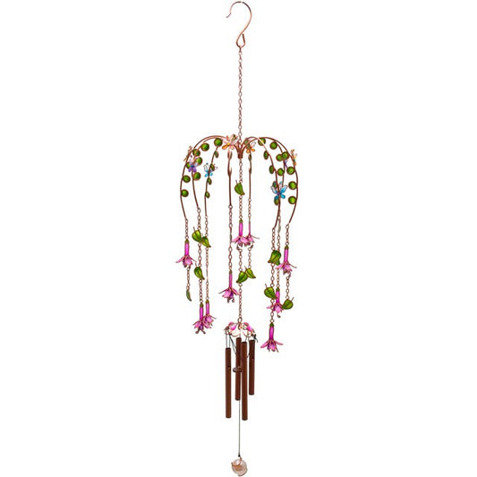 Hanging Flowers Of The Fae Garden Windchime