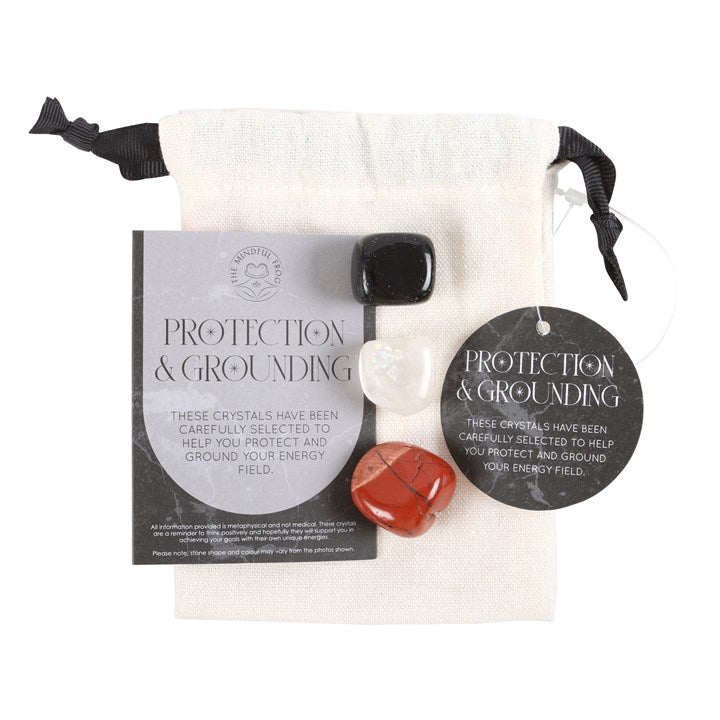 Healing Crystal Set - Protection & Grounding