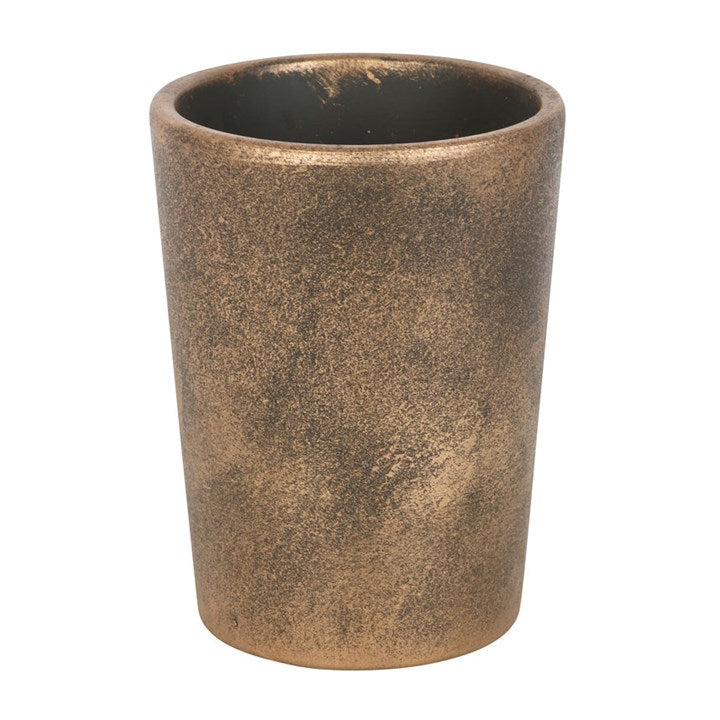 Moon Gazing Hare Bronze Terracotta Plant Pot (by Lisa Parker)