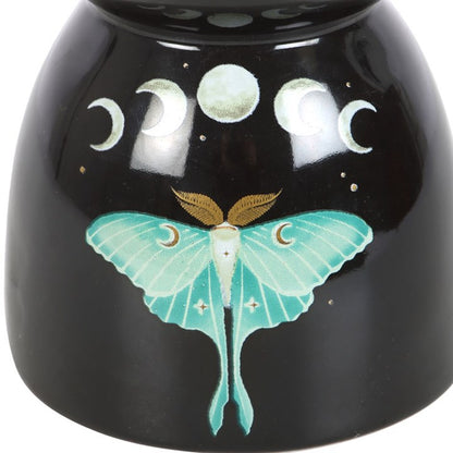 Dark Forest Luna Moth Oil Burner
