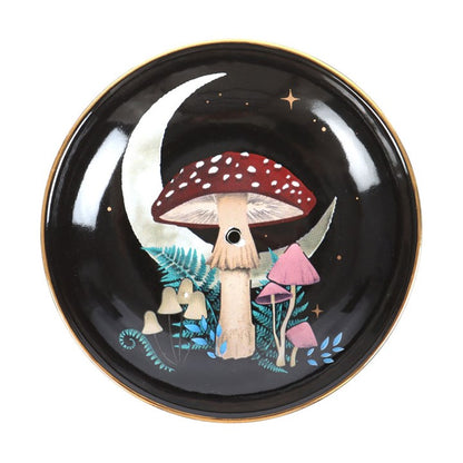 Dark Forest Toadstool Incense Stick & Cone Holder
