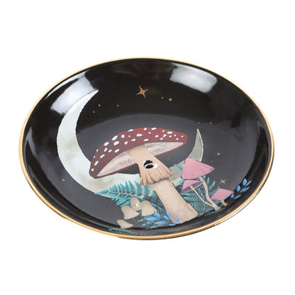 Dark Forest Toadstool Incense Stick & Cone Holder