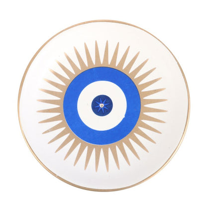 All Seeing Eye Incense Stick Holder - White