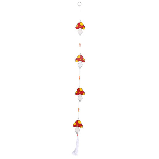 String of Toadstool Suncatchers