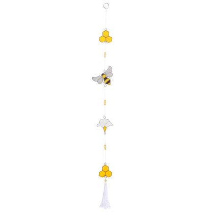 String of Bee & Honeycomb Suncatchers