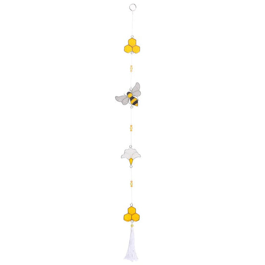 String of Bee & Honeycomb Suncatchers