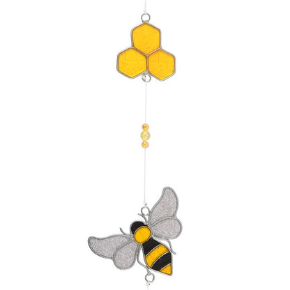 String of Bee & Honeycomb Suncatchers
