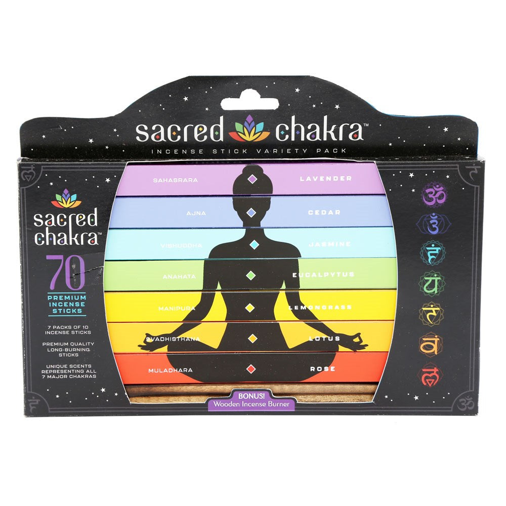 Sacred Chakra Incense Stick Set