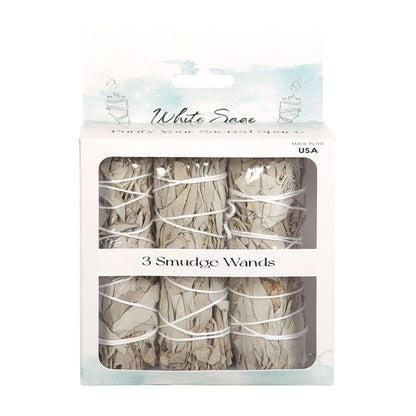 White Sage Smudge Wands - Set Of 3