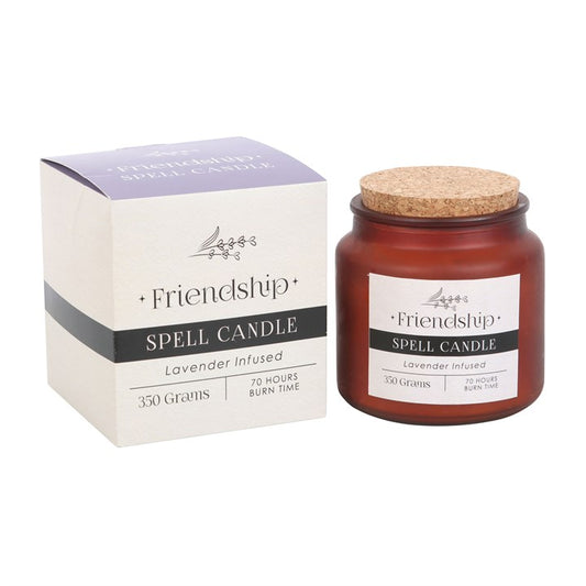 Friendship Spell Candle - Lavender Infused